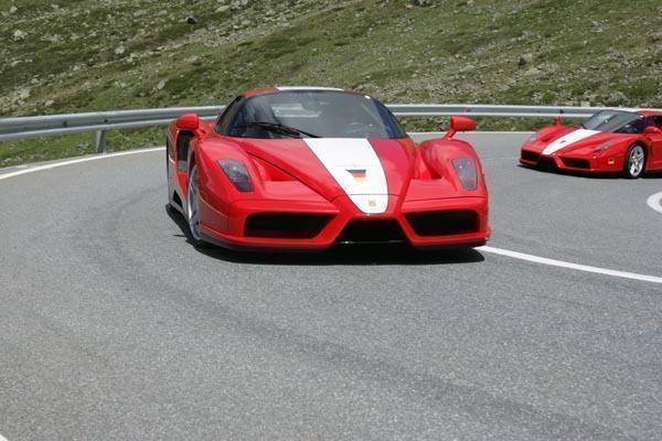 Ferrari-Treffen in Kitzbühel